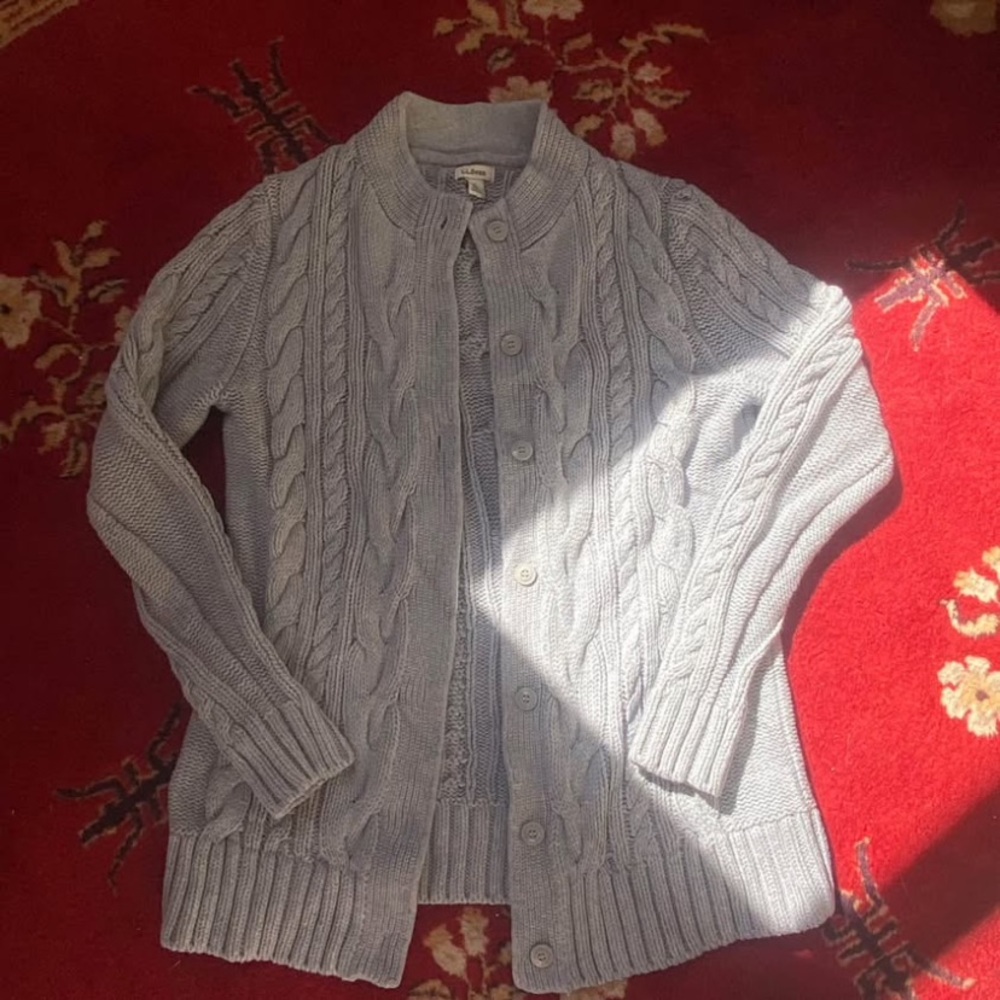 LL BEAN Cable Knit Women's Sweater